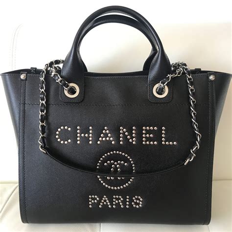 deauville replica chanel|chanel deauville tote price leather.